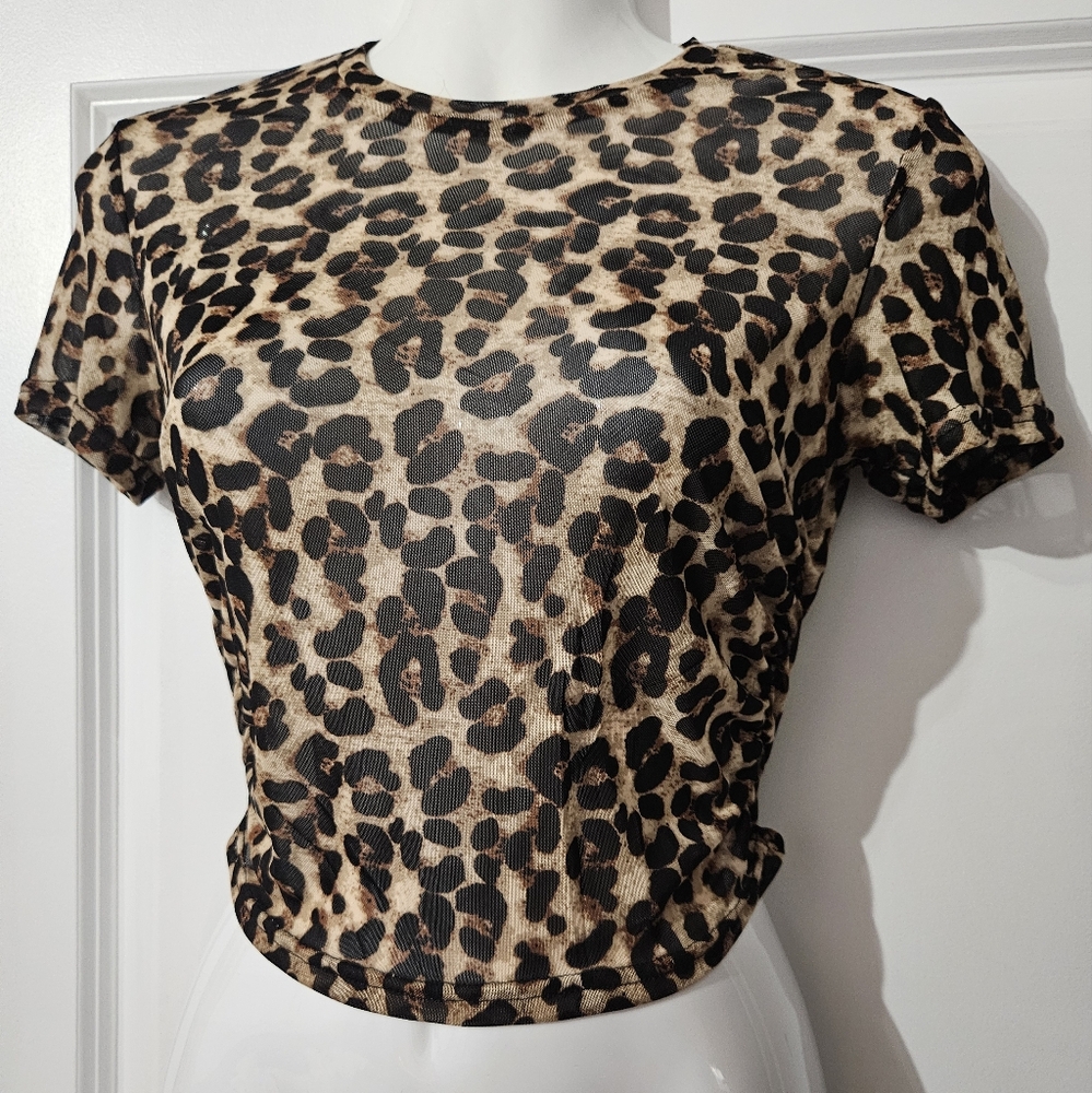 Shein Sheer Mesh Tee